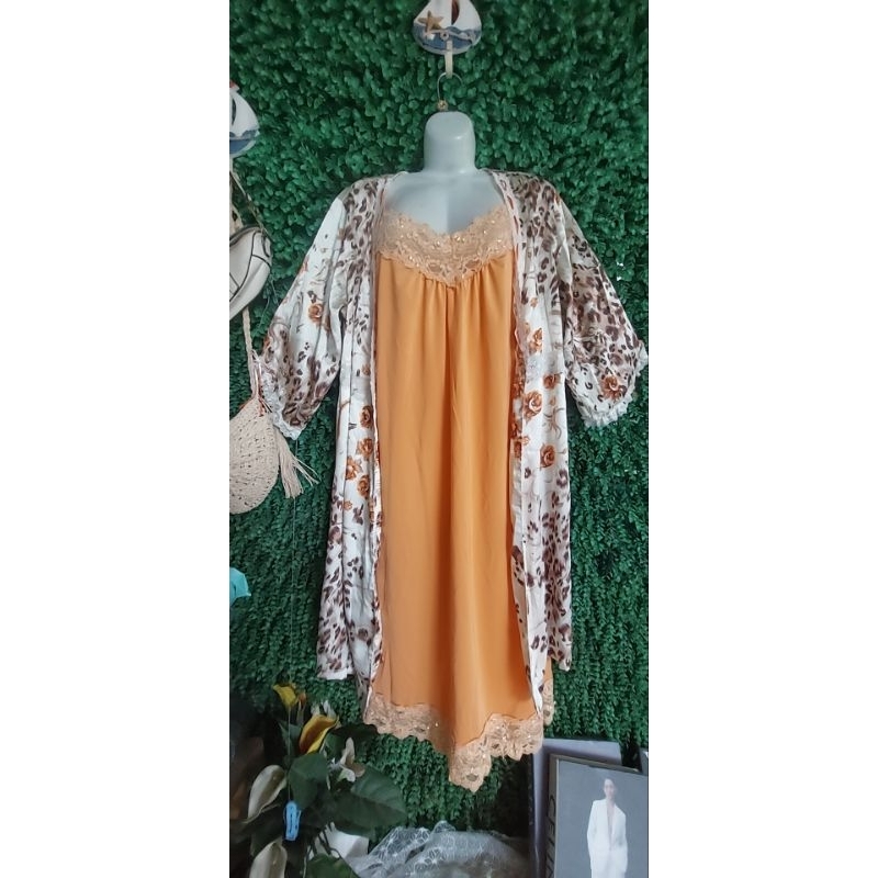 set đầm ngủ có khoác