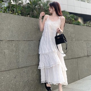 (Sẵn) Váy Maxi Dáng Dài 2 Dây, Đầm Đi Biển Maxi Dáng Dài Bánh Bèo Thời Trang Đi Biển Cho Nữ
