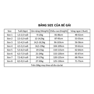 ĐẦM MÚA BALLET CHO BÉ PD400 GINGER WORLD
