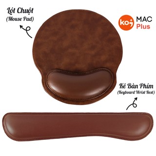 Miếng Lót Chuột Có Đệm Tay Da PU Chống Thấm Nước ( Pad Chuột Máy Tính Sang Trọng Chống Trượt )