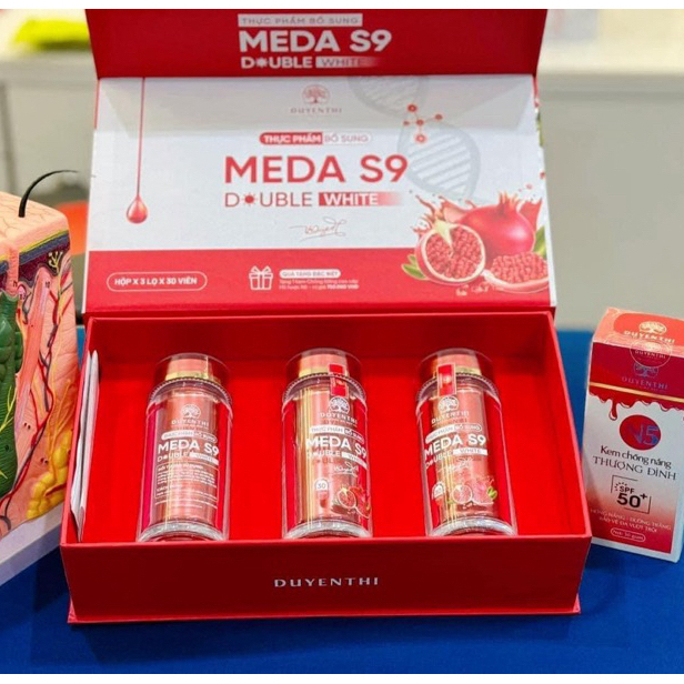 Viên Uống Chống Nắng Trắng Da Meda S9 Duyên Thị - Chống Nắng Và Giúp Da Trắng Sáng
