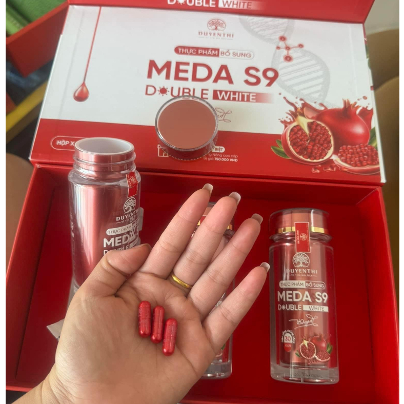 Viên Uống Chống Nắng Trắng Da Meda S9 Duyên Thị - Chống Nắng Và Giúp Da Trắng Sáng