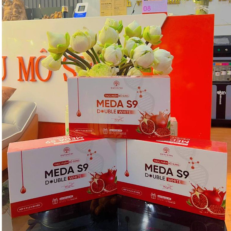 Viên Uống Chống Nắng Trắng Da Meda S9 Duyên Thị - Chống Nắng Và Giúp Da Trắng Sáng