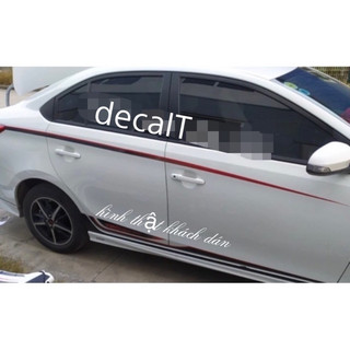 Tem Dán Sườn Xe Vios