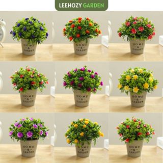 Chậu Cây Giả Để Bàn, Chậu Cây Flower & Garden Decor, Chậu  Trang Trí Nhà Cửa