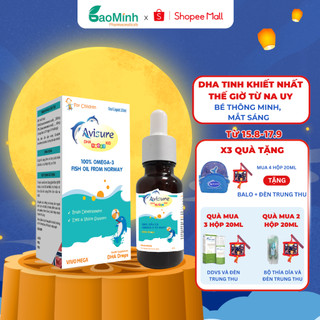 DHA cho bé Avisure DHA tinh khiết NaUy phát triển trí não, bé thông minh mắt sáng