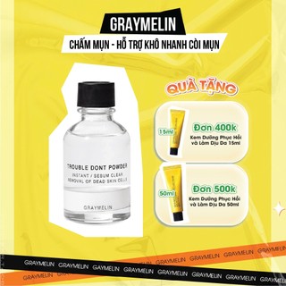 Chấm Mụn Giúp Khô Cồi Mụn Graymelin Trouble Dont Powder 30ml