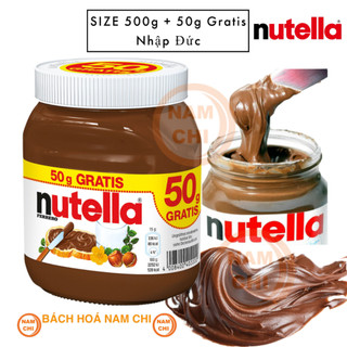 Bơ phết nutella 450g hạt phỉ socola - hũ thủy tinh 450g