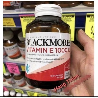 (Đủ bill) Blackmores Vitamin E 1000iu