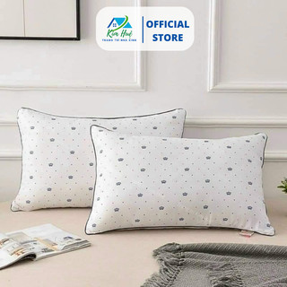 Gối vương miện ép hơi hàng cao cấp 45x65cm