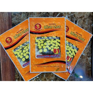 Hạt giống hoa vạn thọ rồng vàng B1 vàng chanh gói 1gam.