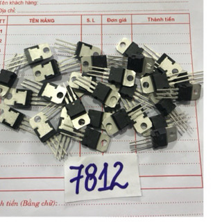 10 con IC ổn áp 7812 TO220-1.5A-12V