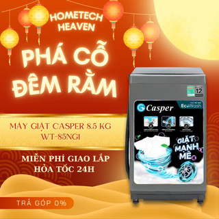 ☑️ wt-85ng1 - máy giặt casper 8.5 kg wt-85ng1 cửa trên - hàng chính hãng