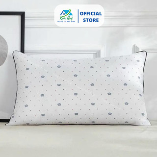 (1 cái) Ruột gối nằm Hitton gối tựa đầu 45x65cm cao cấp có vỏ lót bông trắng không lún êm ái khách sạn nhiều màu sắc đẹp