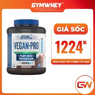 Vegan Pro Sữa Đạm Thực Vật Protein Thực Vật Không Làm Nổi M ụn Giúp Tă ng C ơ Applied Vegan Pro 2.1Kg