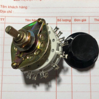 Chuyển mạch công tắc sứ kép  kèm núm