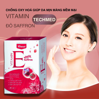 Vitamin e đỏ Techmed giúp đẹp da, giảm lão hóa, chống oxy hóa (Hộp 30 viên)