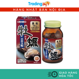 [Hỏa tốc HCM] Tinh chất hàu tươi Nhật 120 viên NỘI ĐỊA NHẬT BẢN
