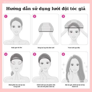 [HÀNG CÓ SẴN] Combo 2 chiếc wigcap-lưới đội tóc giả cosplay