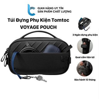 Túi Đựng Phụ Kiện Tomtoc VOYAGE POUCH T29 Chống Nước Đựng IPAD Mini 3/4/5/6, Dây Sạc, Ổ Cứng, Sạc Dự Phòng, Tai Nghe