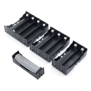 Đế Pin Chân hàn 18650 1/ 2/ 3/ 4 khe để pin nhựa ABS