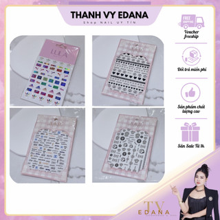 Sticker thương hiệu dán trang trí móng, hình dán trang trí nail