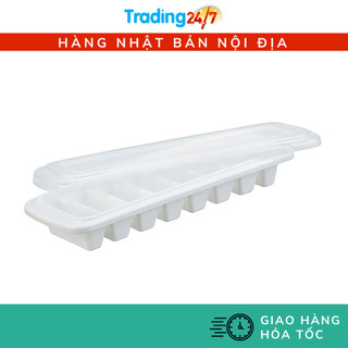 [Hỏa tốc HCM] Khay đá 8 viên có nắp đậy Inomata - Nội địa Nhật Bản