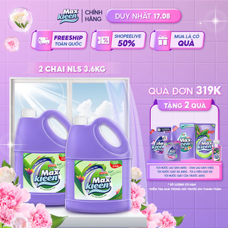 Combo 2 Chai Nước Lau Sàn MaxKleen Ban mai thanh mát 3.6kg/chai