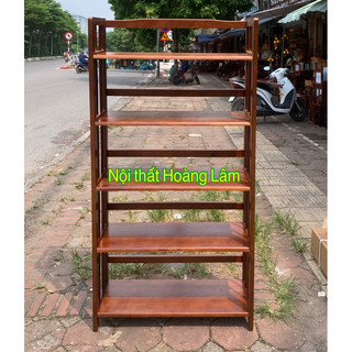 (Ship hoả tốc ) Kệ sách 5 tầng gỗ cao su