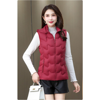 Áo khoác gile nữ trung niên cho mẹ mặc ấm giữ nhiệt LYBEE AL037