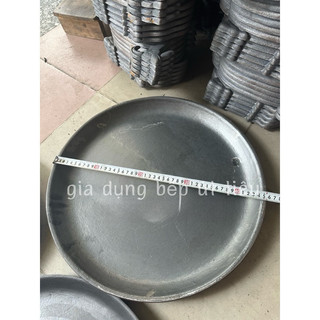 Chảo bột chiên 45cm (gang đen)