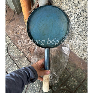 Chảo bánh xèo miền trung tay cầm cán gỗ 18cm,20cm,22cm (thép )