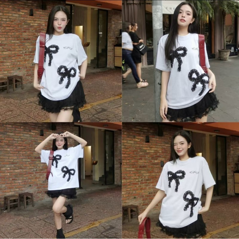 Thanh lý set áo nơ + váy Kill System