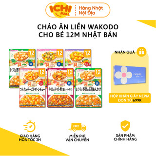 Cháo ăn liền Wakodo cho bé 12 tháng