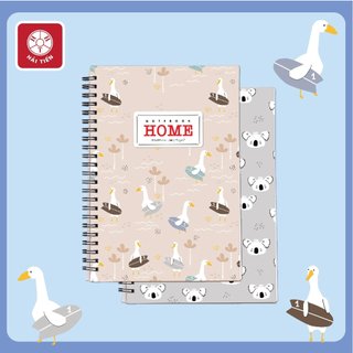 HẢI TIẾN Sổ lò xo bìa bồi cao cấp Home - A4, A5, A6, B5