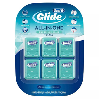 SET 6 HỘP CHỈ NHA KHOA ORAL-B GLIDE MỸ CHÍNH HÃNG - 7849