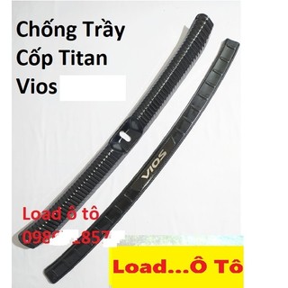 Chống Trầy Cốp, Ốp Bậc Cốp Sau Xe Toyota Vios 2024-2019 Mẫu Vân Titan Cao Cấp Nhất Thị Trường