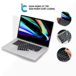 Lót Phím Đen Silicon Bảo Vệ Bàn Phím Macbook Chống Bụi Bẩn, Chống Nước, Mềm Mại Lucas