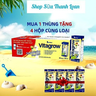 Thùng 48 hộp sữa pha sẵn vitagrow hộp 180ml.