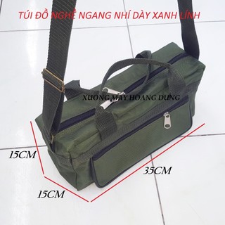 TÚI ĐỰNG ĐỒ NGHỀ CAO CẤP LOẠI NGANG SIZE NHÍ XANH QD