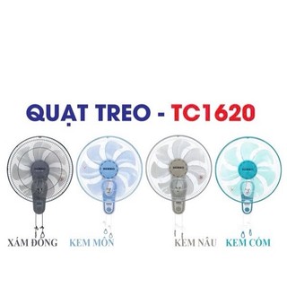 Quạt treo tường tc1620 65w senko .2 dây 7 cánh giao màu ngẫu nhiên