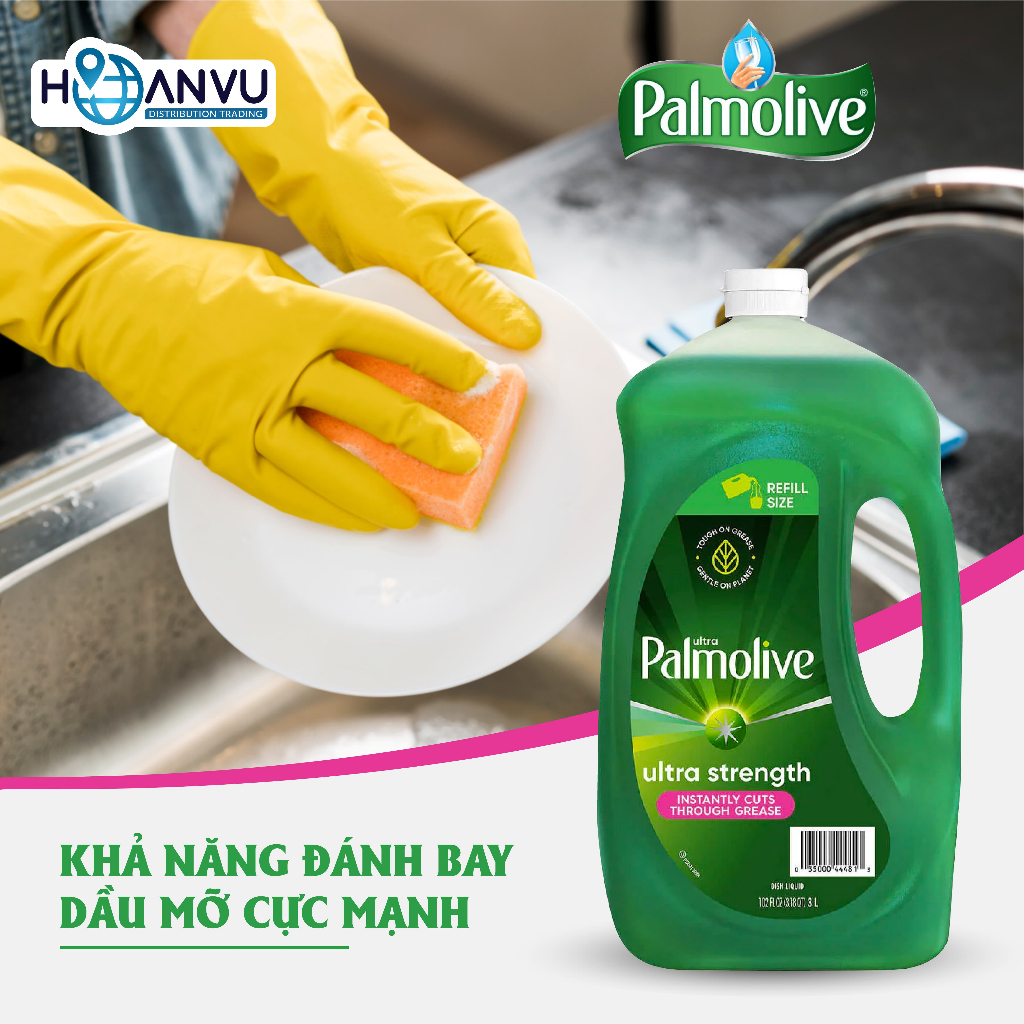 Nước Rửa Chén Ultra Palmolive Ultra Strength (Bình 3L)