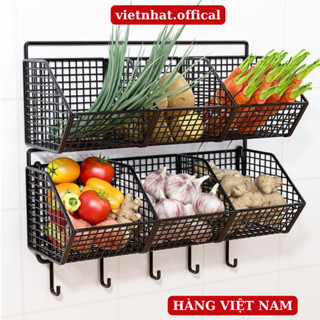 Kệ đựng gia vị đa năng mẫu mới - kệ để đồ tiện ích treo tường nhà bếp