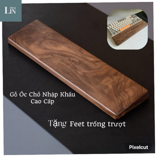 Kê tay bàn phím gỗ óc chó | kê tay chuột | kê tay công thái học