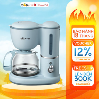 Máy pha cà phê tự động BEAR KFJ-A06K1/A06Q1, 550W, dùng pha cafe/coffee, trà, Chính Hãng, BH 18tháng