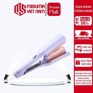 Máy uốn tóc xoăn sóng nước misuma 32mm cao cấp, máy uốn xoăn sóng nước làm đẹp chuẩn salon