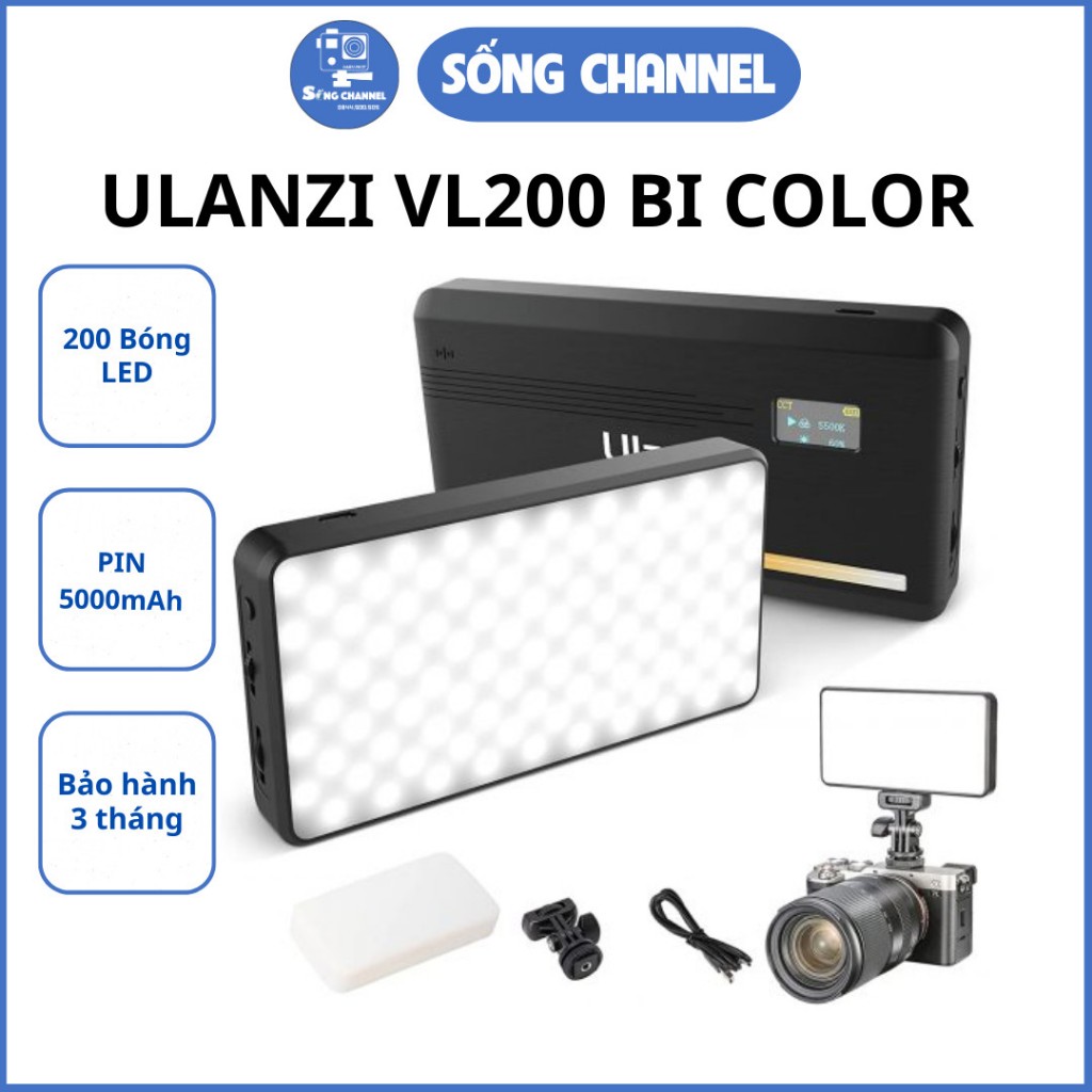 Đèn Ulanzi Vl200 Bi Color