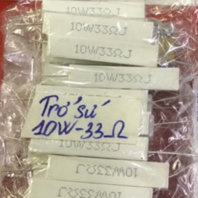 10 con trở sứ 10W 33 ohm