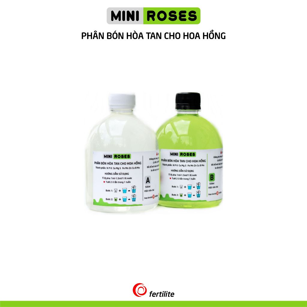 Phân bón hòa tan cho hoa hồng MINIROSES