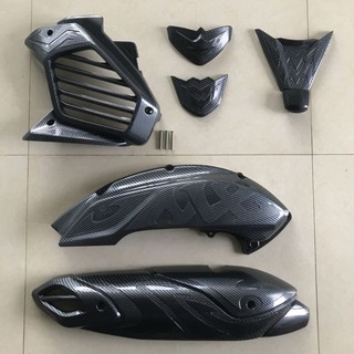 phụ kiện xe NVX v2 (2021-2024) ốp carbon, Hàng loại I